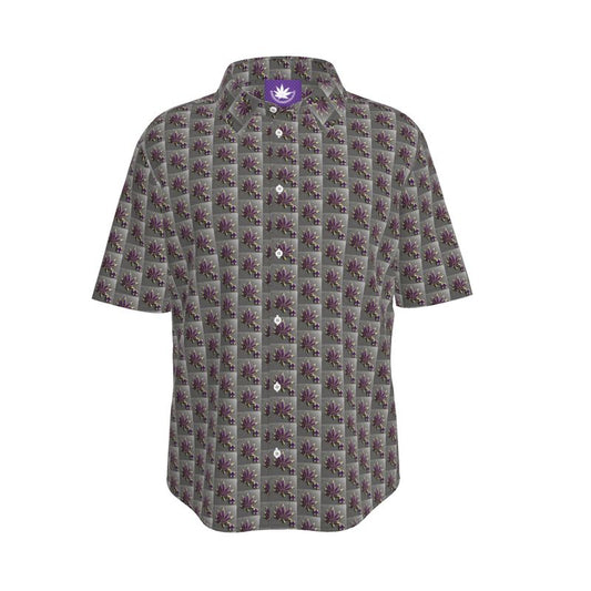 ROYAL VIOLET GOLD STATE DIAMOND IU Mens Short Sleeve Shirt