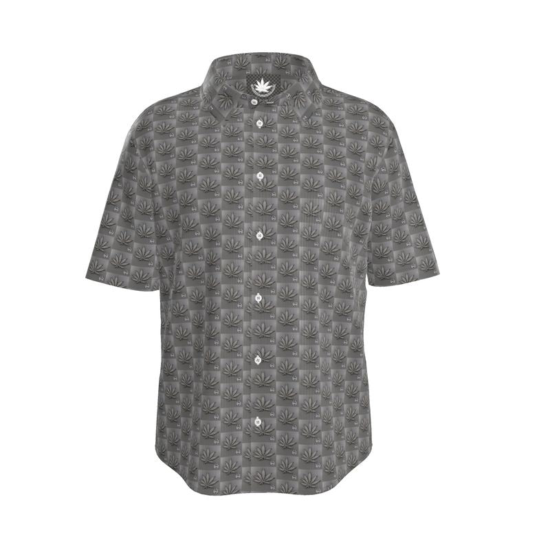 DARK WHITE ICE DIAMOND Infinite Universe Mens Short Sleeve Shirt