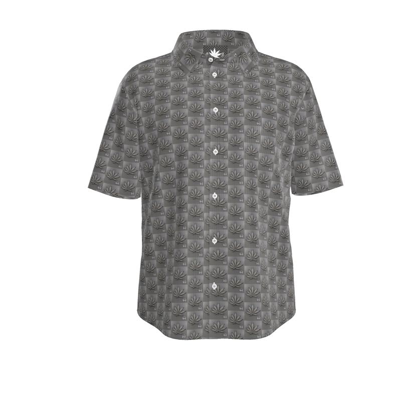 DARK WHITE ICE DIAMOND Infinite Universe Mens Short Sleeve Shirt