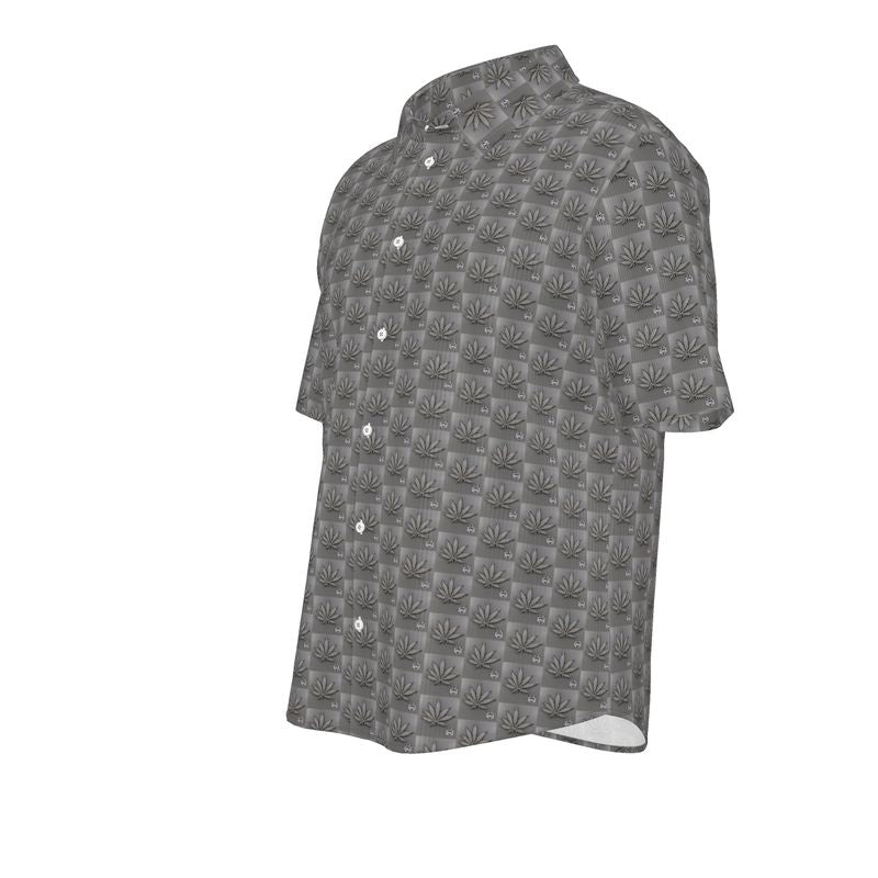 DARK WHITE ICE DIAMOND Infinite Universe Mens Short Sleeve Shirt