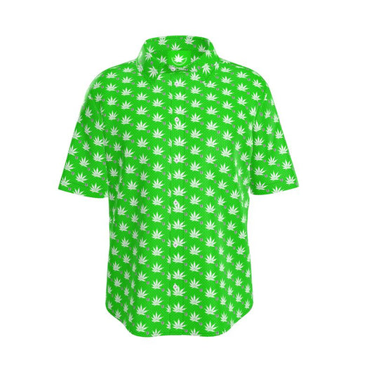 GREEN SMOKE ICED FROST Infinite Universe Mens Short Sleeve Shirt
