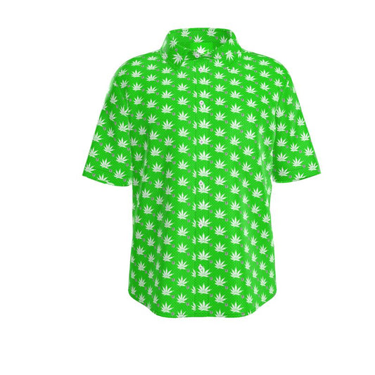 GREEN SMOKE ICED FROST Infinite Universe Mens Short Sleeve Shirt