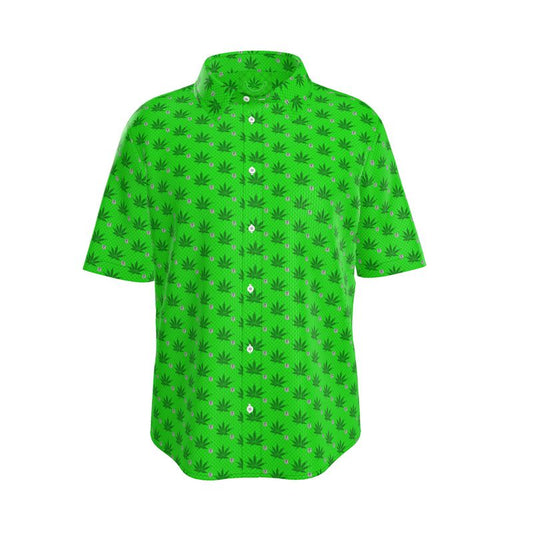 GREEN SMOKE Infinite Universe Mens Short Sleeve Shirt