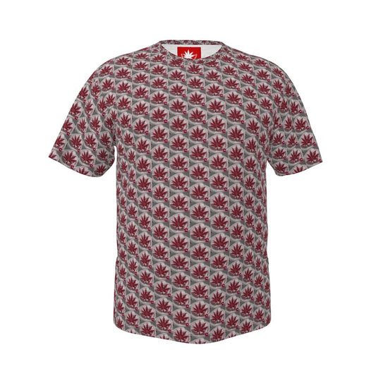 CREAME BLOOD THIRST RUBY RED ID IU Men’s Boxy Fit Cotton T-Shirt