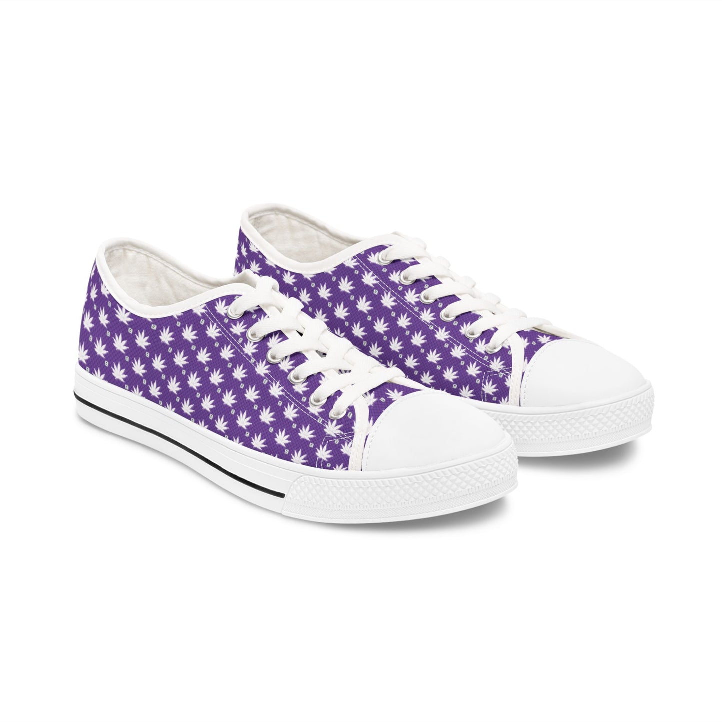 RICHEST VIOLET Women's Purple Floral Low Top Sneakers, Casual Shoes, Summer Footwear, Cute Sneakers for Women, Trendy Sneakers
