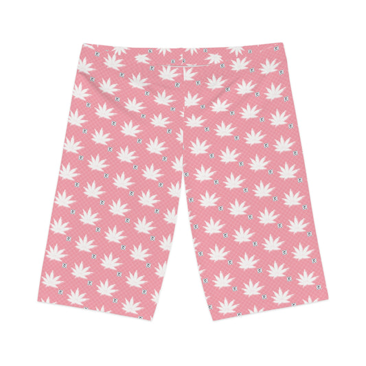 FROSTED BRIGHT TRUE PINK ICED DIAMOND Stylish Women's Bike Shorts
