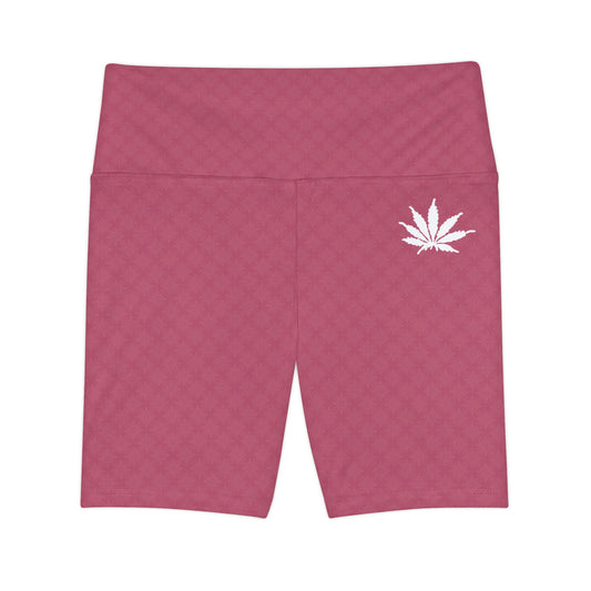 NEW PINK Infinite Universe Women’s Workout Shorts – High-Waist Biker Shorts