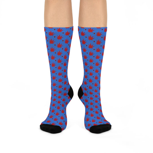 BLOOD STAR STRUCK Infinite Universe Colorful Leaf Print Cushioned Crew Socks for Comfort, Stylish Daily Wear, Perfect Gift for Fall Fashion, Cozy Home Essentials, Unique [...]