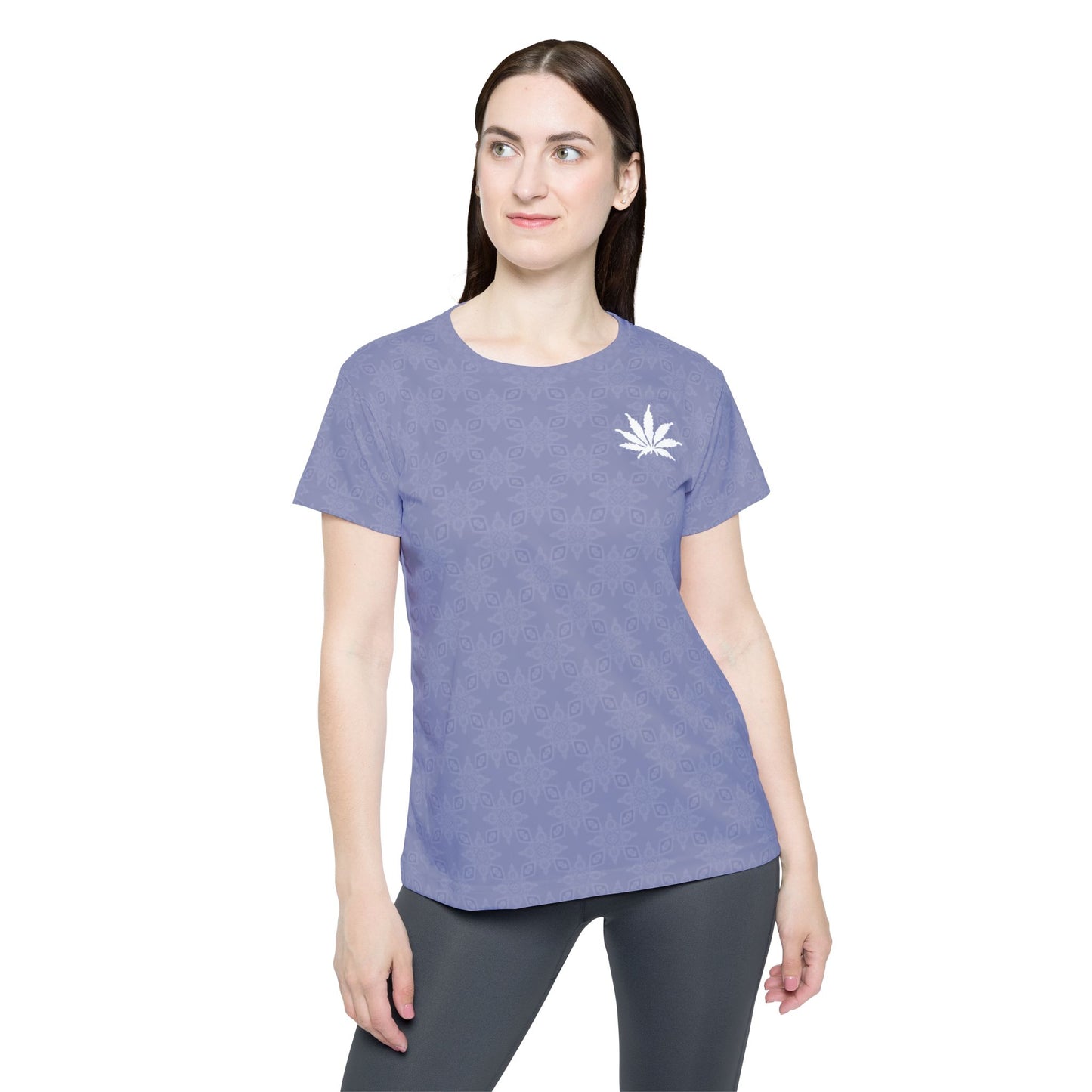 FROSTED True Purple Diamond {BABY STAR FLAKE} Infinite Universe Women's Sports Jersey (AOP)