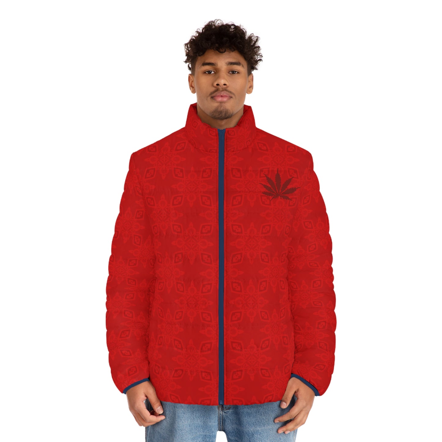 Bloody Infinite Universe Men's Puffer Jacket (AOP)