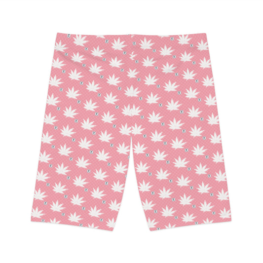 FROSTED BRIGHT TRUE PINK ICED DIAMOND Stylish Women's Bike Shorts