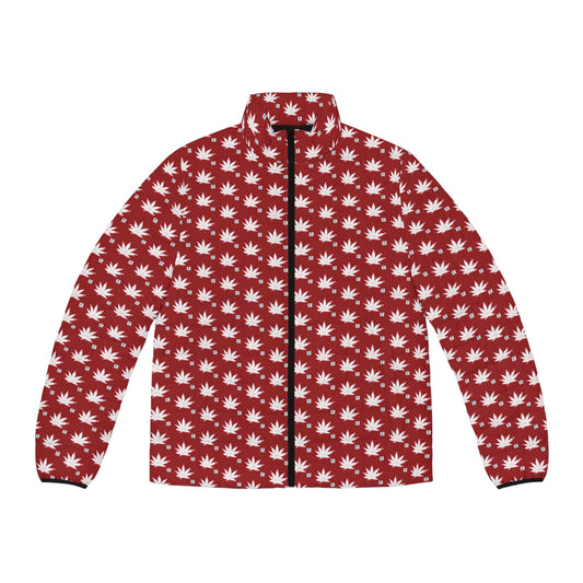 BLOOD FROSTED ICED DIAMOND Infinite Universe  Infinite Universe Men's Puffer Jacket (AOP)