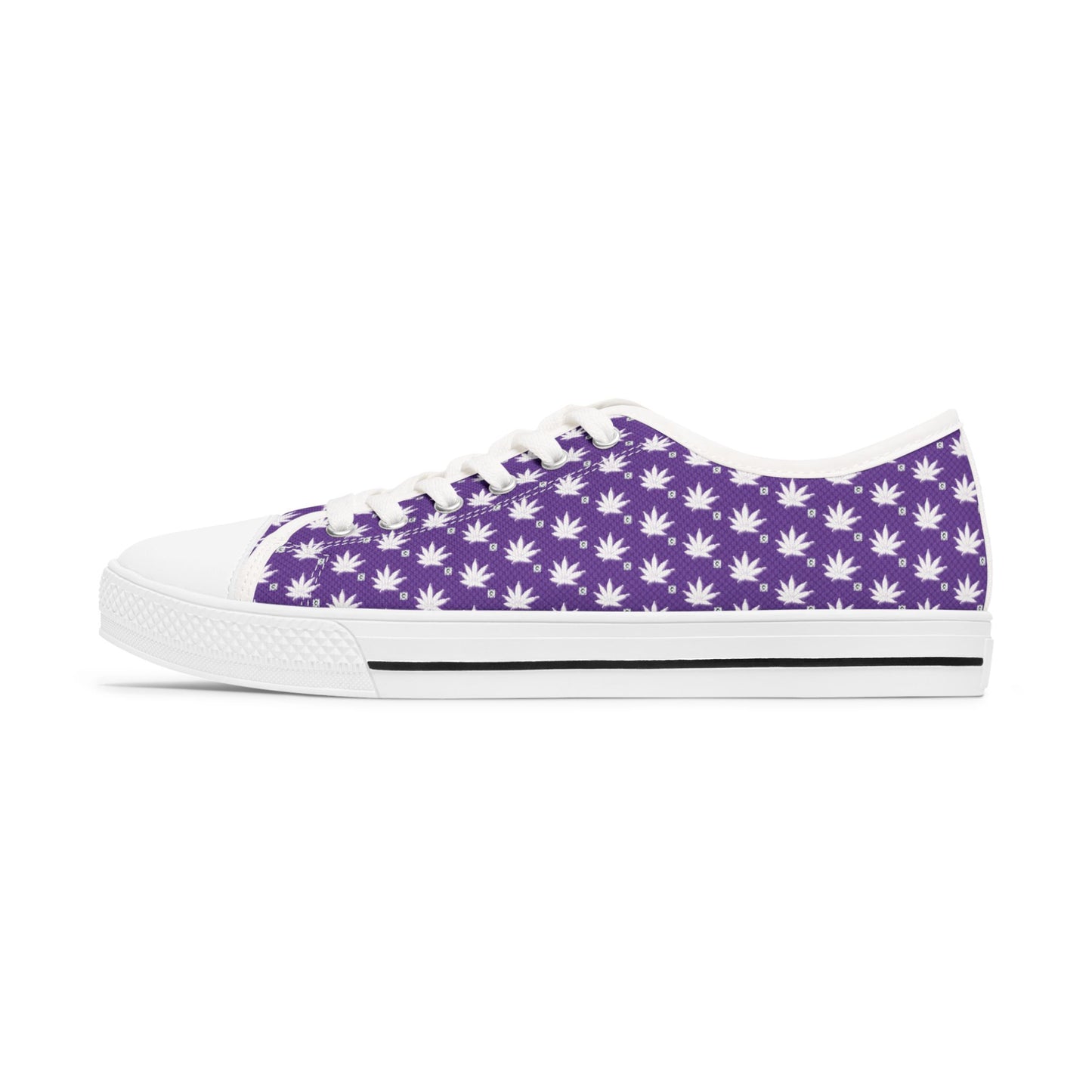 RICHEST VIOLET Women's Purple Floral Low Top Sneakers, Casual Shoes, Summer Footwear, Cute Sneakers for Women, Trendy Sneakers