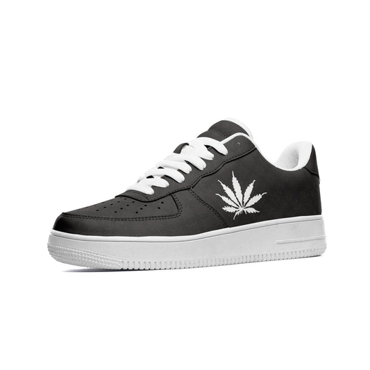 DARK FROST Infinite Universe Unisex Low Top Leather Sneakers
