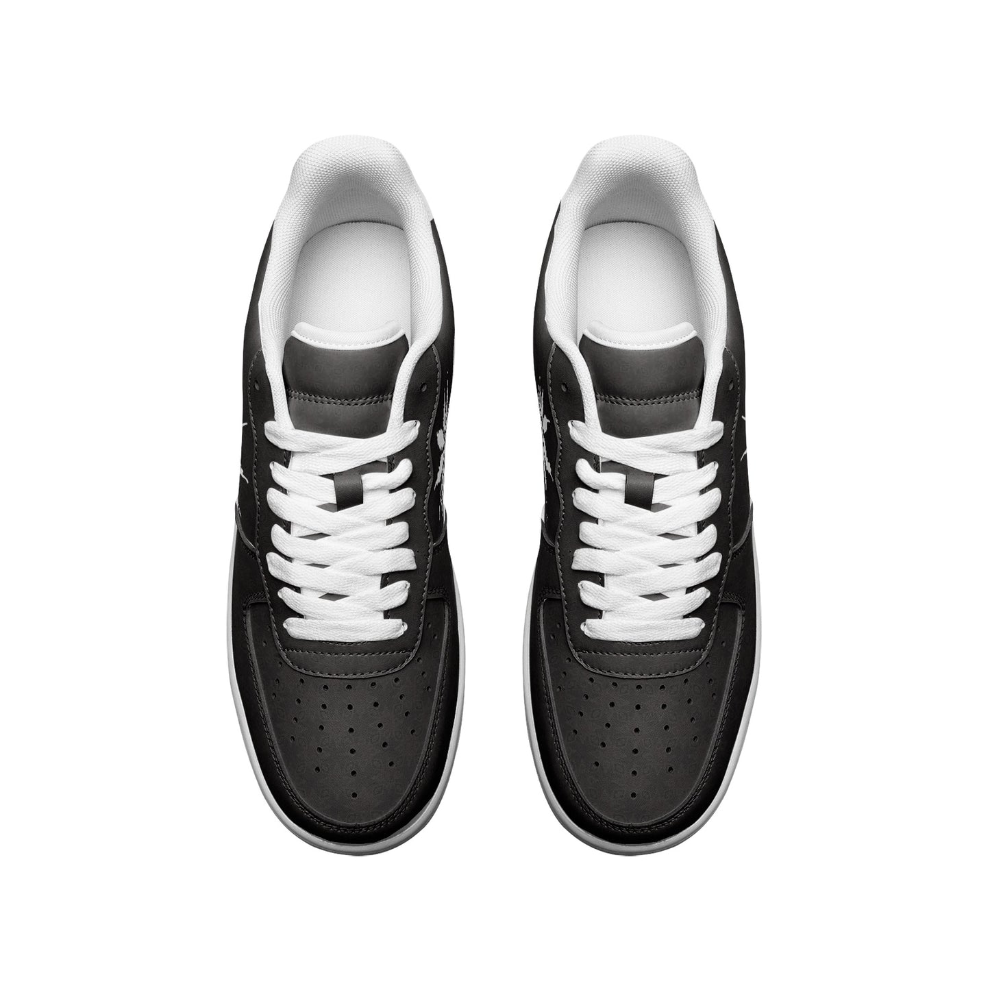 DARK FROST Infinite Universe Unisex Low Top Leather Sneakers