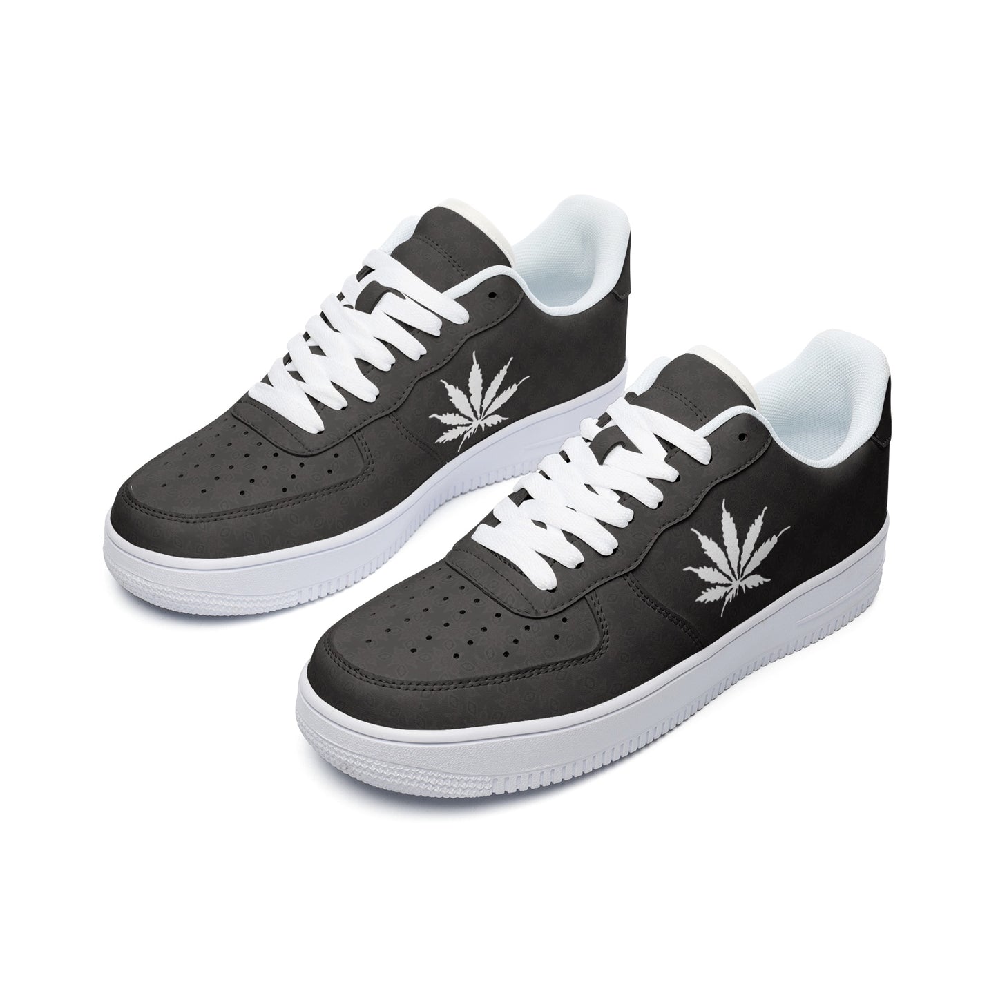 DARK FROST Infinite Universe Unisex Low Top Leather Sneakers