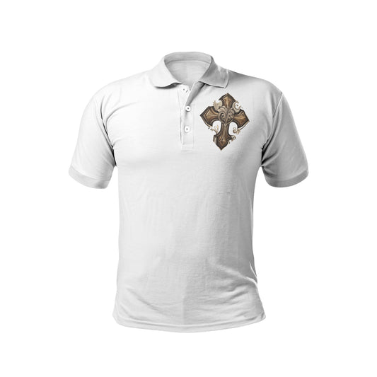 Christ Returned Men's All-Over-Print Polo Shirts