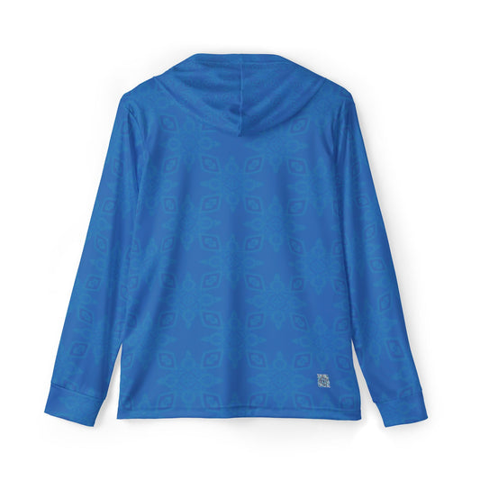 Sapphire BLUE-ICE Infinite Universe Men's Sports Warmup Hoodie (AOP)