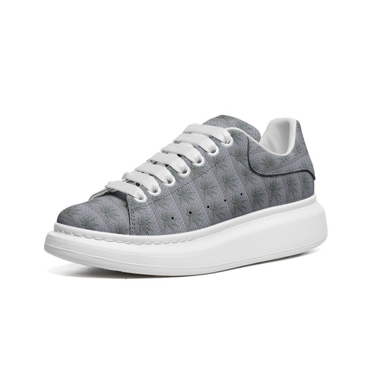 5D CASH OUT VAULT Unisex Non Slip Lace Up Faux Leather Sneakers