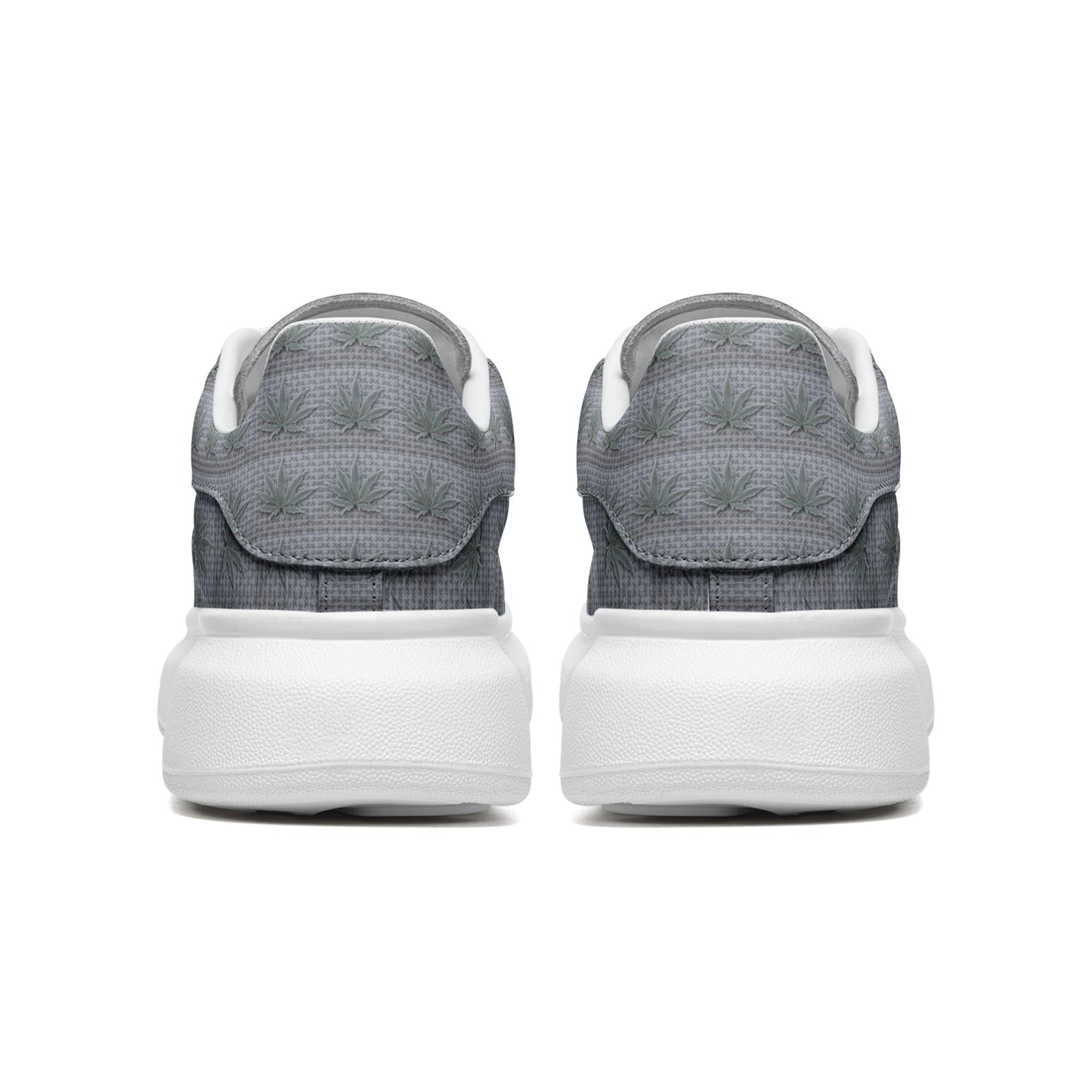 5D CASH OUT VAULT Unisex Non Slip Lace Up Faux Leather Sneakers