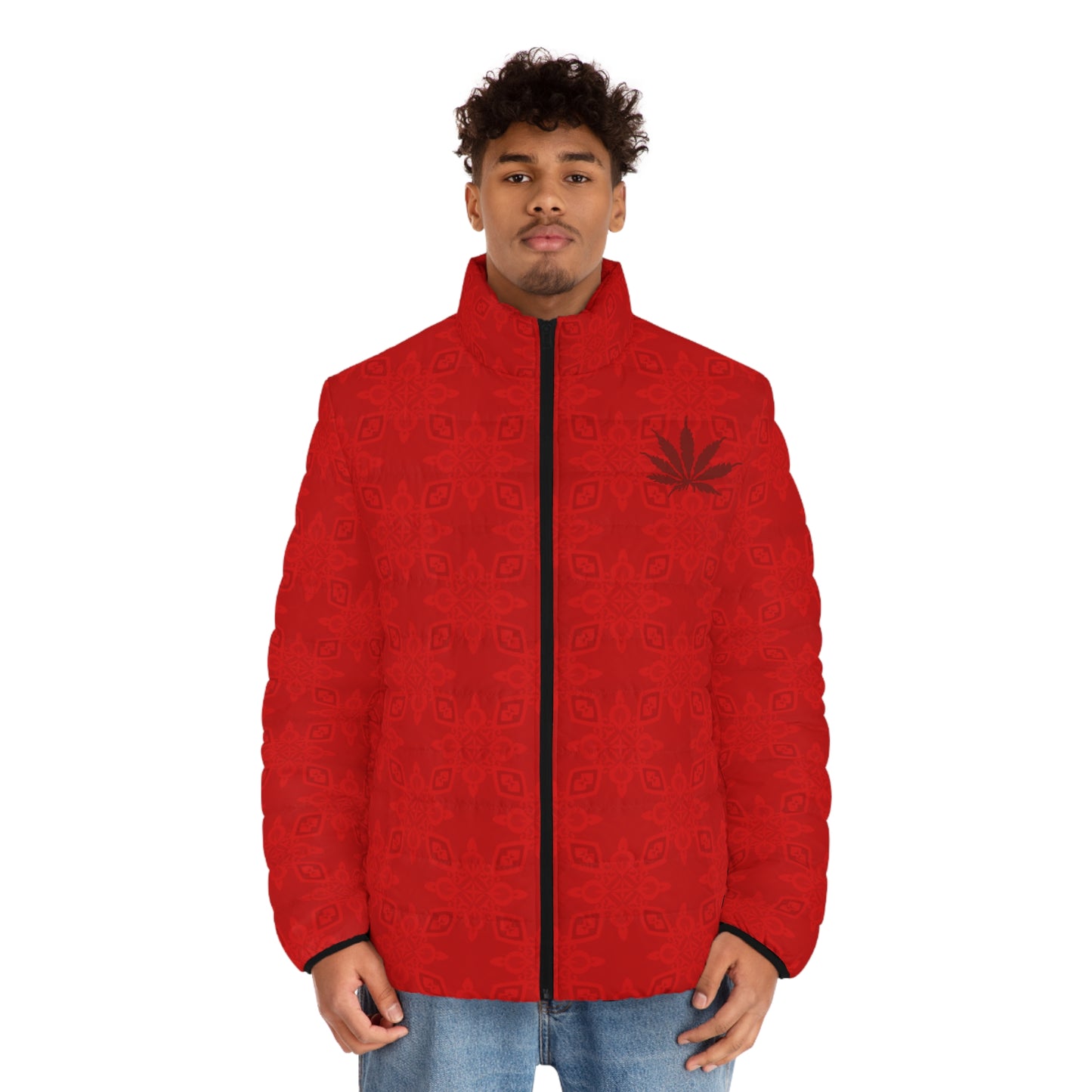 Bloody Infinite Universe Men's Puffer Jacket (AOP)