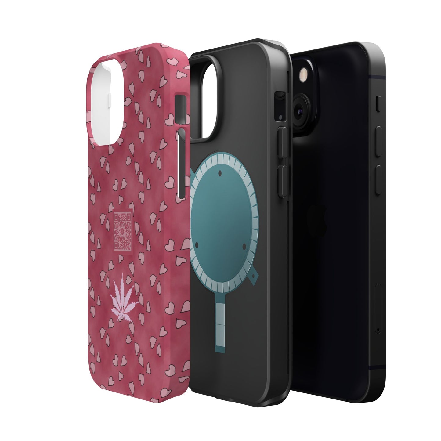 Pink XRP Romance Magnetic Tough Cases
