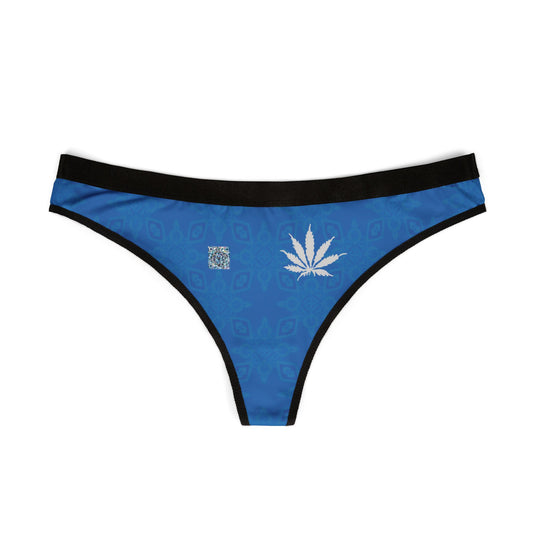 Sapphire BLUE-ICE Infinite Universe Women's Thongs (AOP)