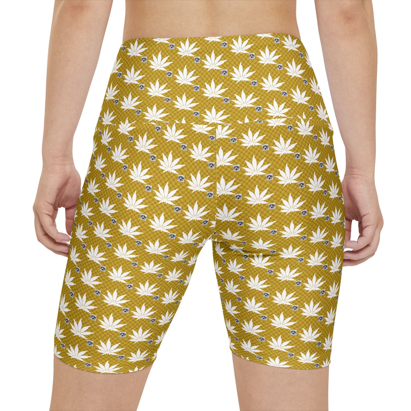 NEW GOLD ICED DIAMOND infinite Universe Women's Workout Shorts