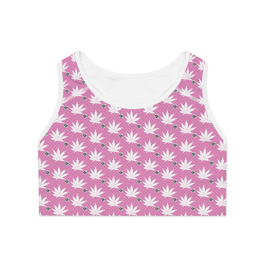 NEW PINK ICED DIAMOND Infinite Universe Sports Bra