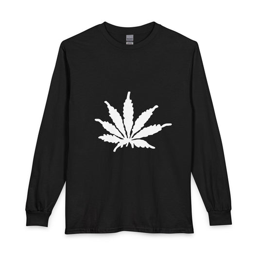 FROSTED Infinite Universe - Chill Vibes Unisex Long Sleeve T-Shirt with Leaf Design