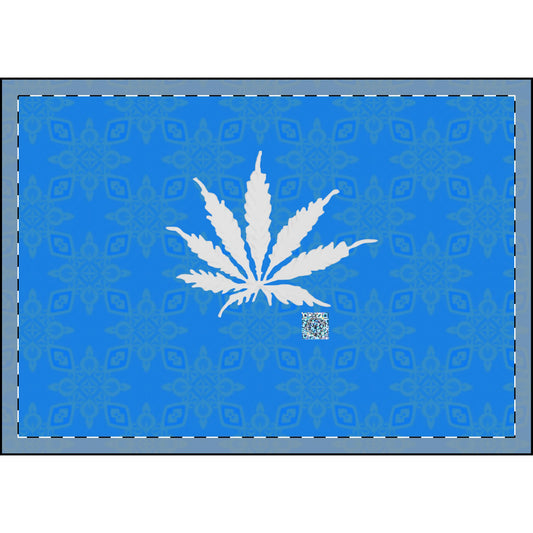 Sapphire BLUE-ICE Infinite Universe Velveteen Plush Blankets