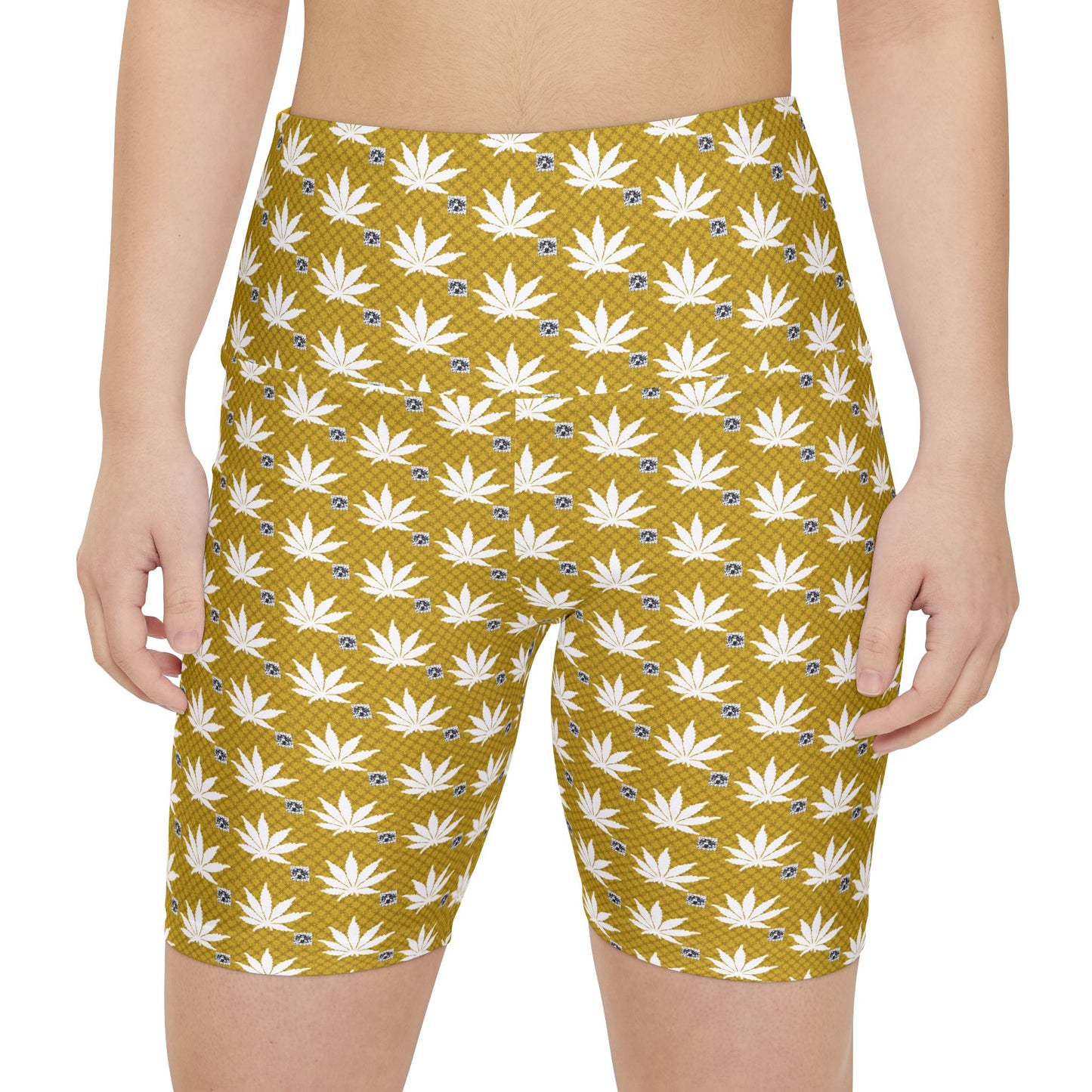 NEW GOLD ICED DIAMOND infinite Universe Women's Workout Shorts