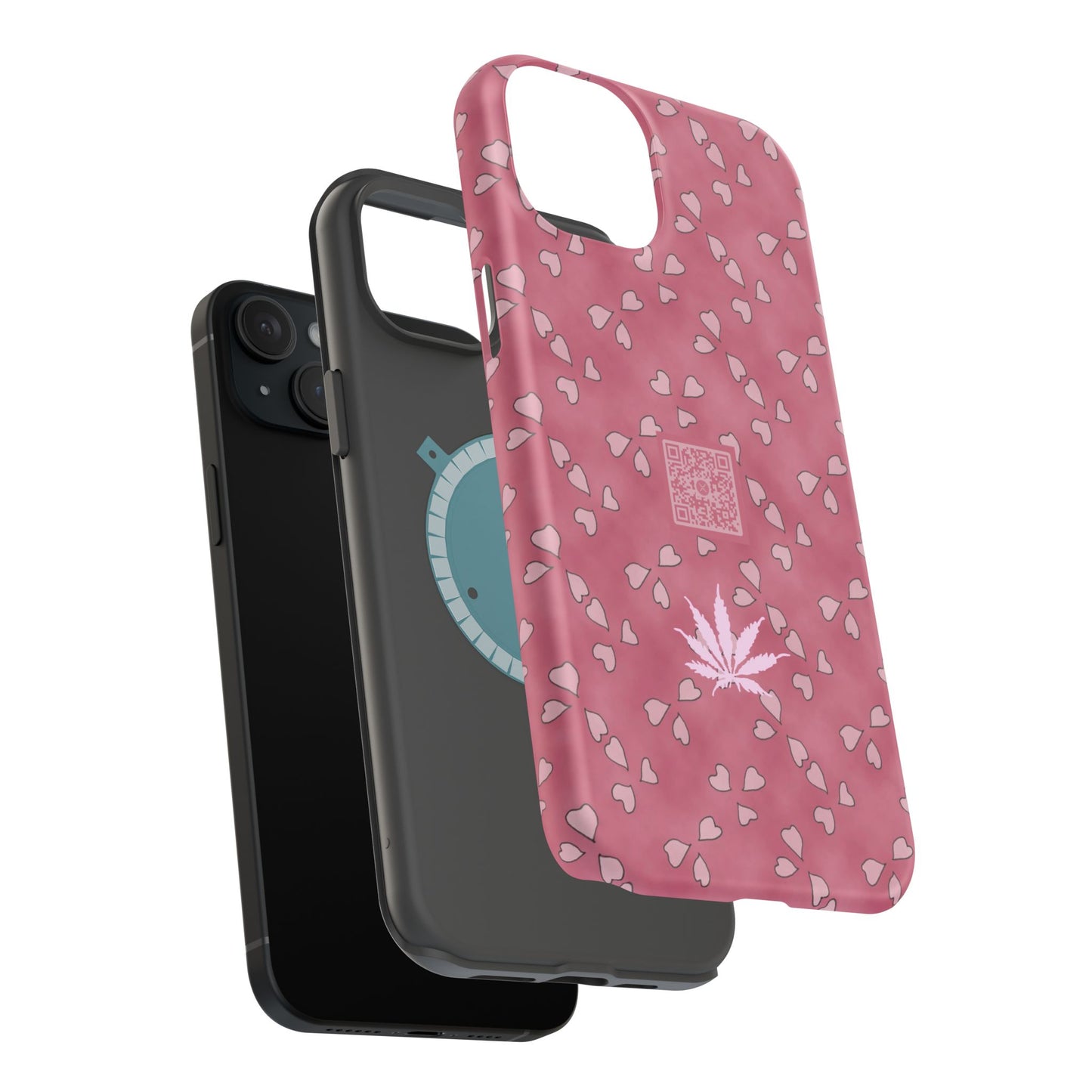 Pink XRP Romance Magnetic Tough Cases