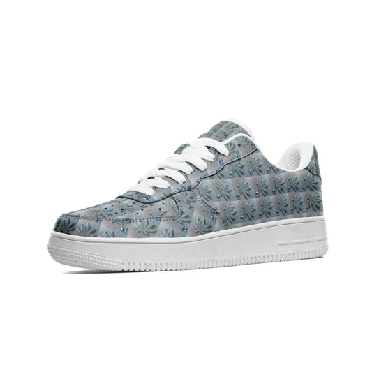 FILTHY RICH SKY ICED DIAMOND Infinite Universe Unisex Low Top Leather Sneakers