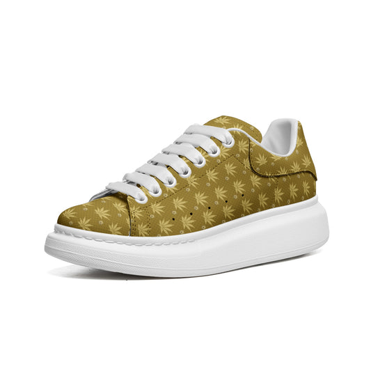 DOUBLE GOLD BANK FORTKNOXX Infinite Universe Unisex Non Slip Lace Up Faux Leather Sneakers