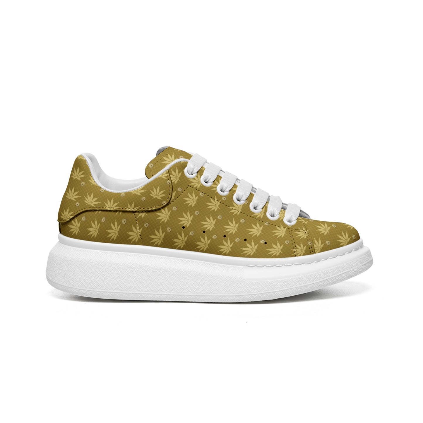 DOUBLE GOLD BANK FORTKNOXX Infinite Universe Unisex Non Slip Lace Up Faux Leather Sneakers