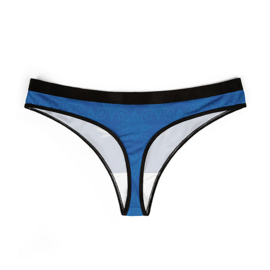Sapphire BLUE-ICE Infinite Universe Women's Thongs (AOP)