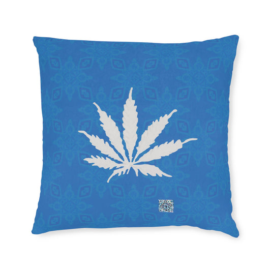 Sapphire BLUE-ICE Infinite Universe Square Pillow