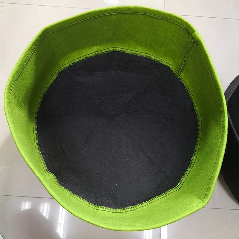 10 Gallons 50*20cm Growing Bags Fabric Garden Raised Bed Round Planting Container Grow Bags Planter Pot For Plants Nursery Pot
