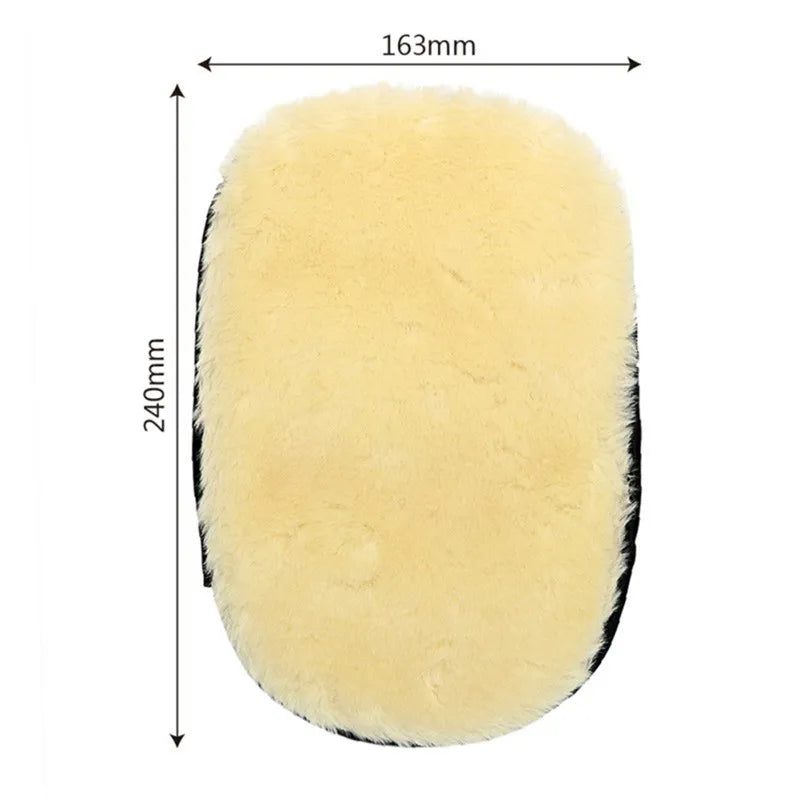 Car Wool cashmere Washing Gloves for Subaru Forester Impreza Legacy Outback XV STI 2004 2014 2018 2019