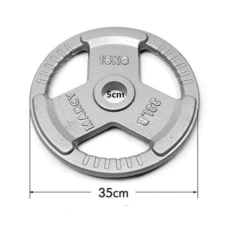 1Pcs 15/20kg Home Gym Fitness Barbell Plates Discs Apply to 25/50mm Diameter Pole Lifting Training Equipment For Weight Exercise