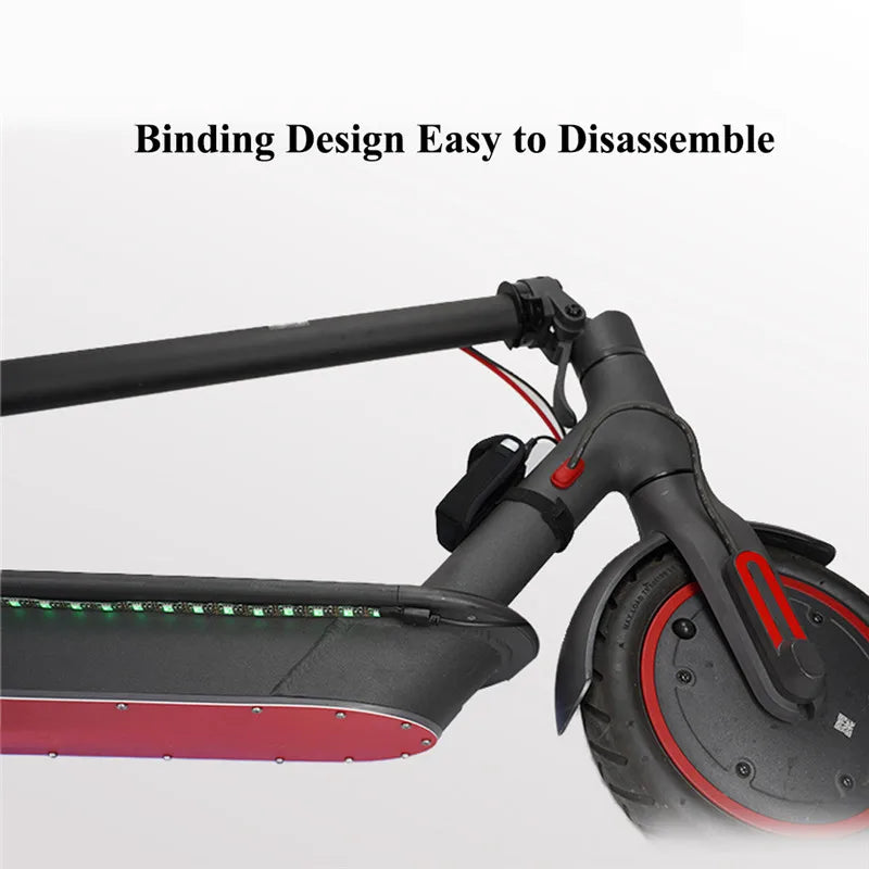 Electric Scooter LED Strip Flashlight Bar Lamp for Xiaomi M365 1S Pro 2 Scooter Skateboard Safety Warning Replacement Parts