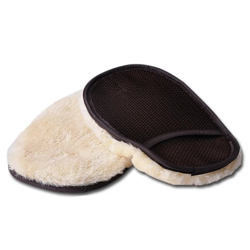 Car Wool cashmere Washing Gloves for Subaru Forester Impreza Legacy Outback XV STI 2004 2014 2018 2019