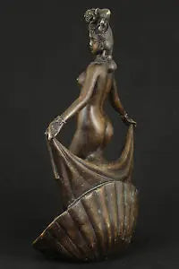 16 Chinese Brass Copper Evil Lion Head Mask Wall Hang Family Decor Art Sculpture statues garden decoration