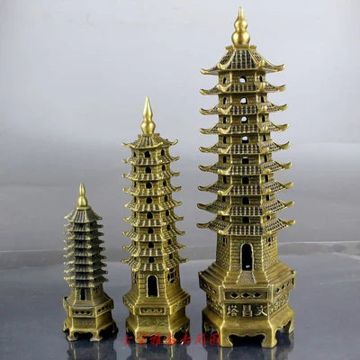 16 Chinese Brass Copper Evil Lion Head Mask Wall Hang Family Decor Art Sculpture statues garden decoration