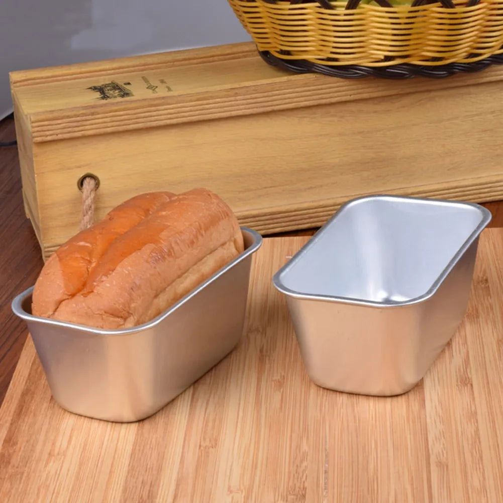 5 Size Aluminium Loaf Pan Rectangle Baking Cake Mold Bread Tin Tray Non-Stick Cheese Box Brownie Cake Decorating Tools