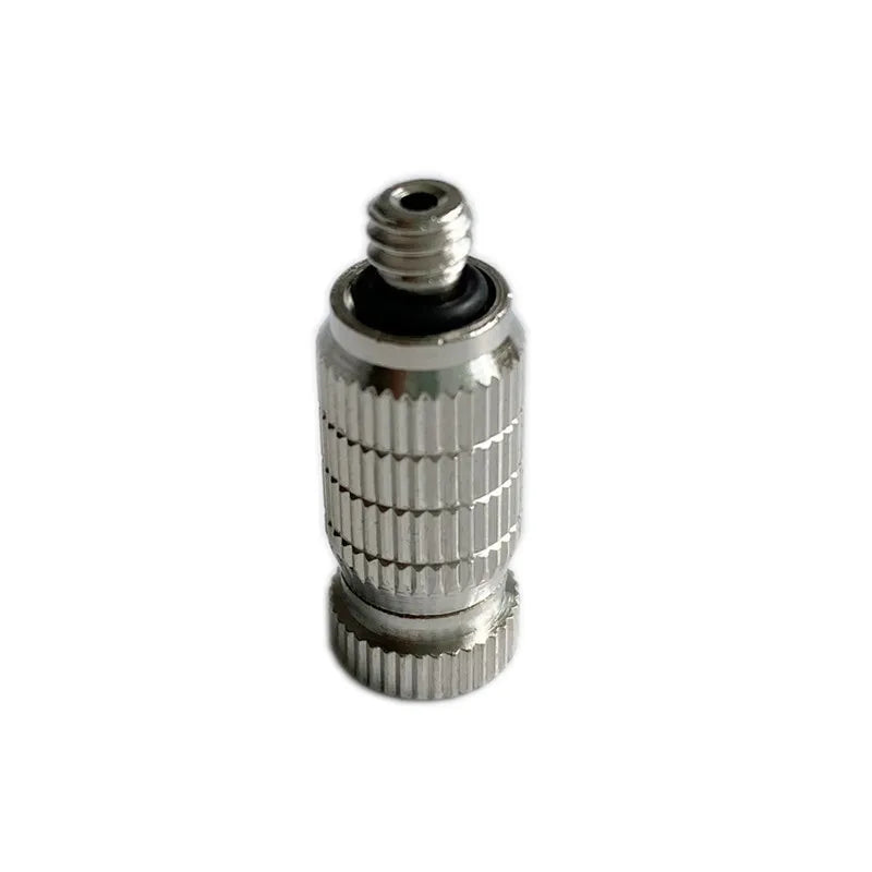 S362 Free Shipping High Pressure 3/16" Thread Misting Nozzle Brass Nickel Anti Drip Fogging Sprayers Cooling Humidify Sprinklers