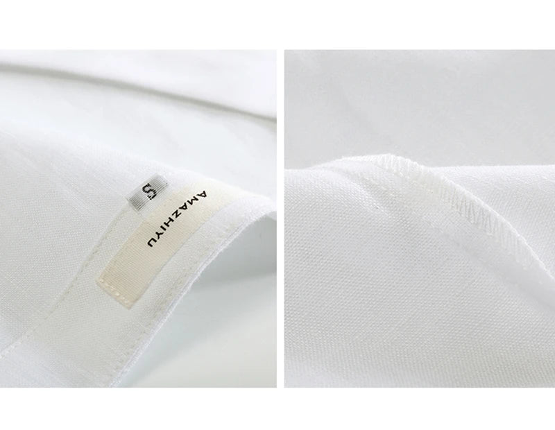 100% Linen V-Neck Short-Sleeved T-Shirt 2021 Summer New Womens Loose Casual Literary Tee Japanese Linen Tops