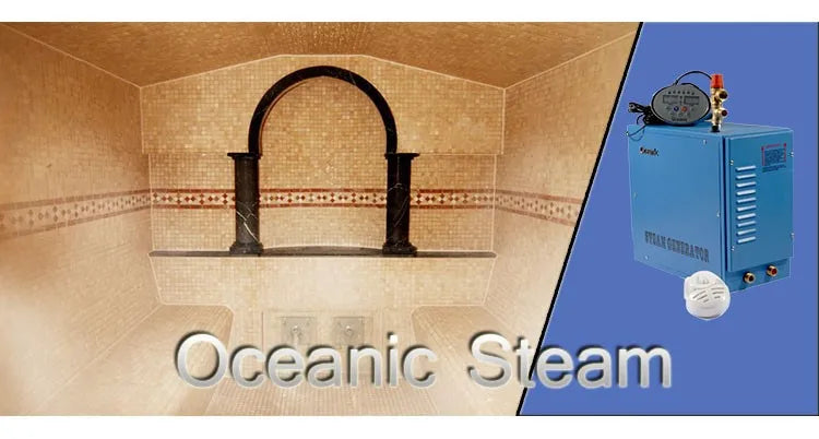 Oceanic 9kw Steam Bath Generator Sauna touch screen controller
