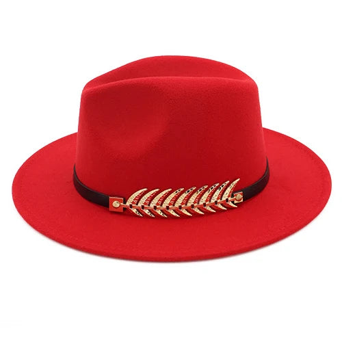2019 Felt Hats Black For Women With Wide Brim Belt Church Men Jazz Godfather Fedora Hat Trilby Gangsters Winter Chapeau Femme